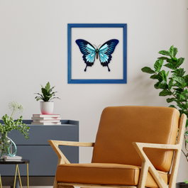 Wallity Cuadro Decorativo Enmarcado Multicolor 32 x 32 cm